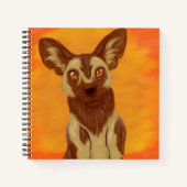 Afrikaanse Wild Dog Notitieboek (Voorkant)