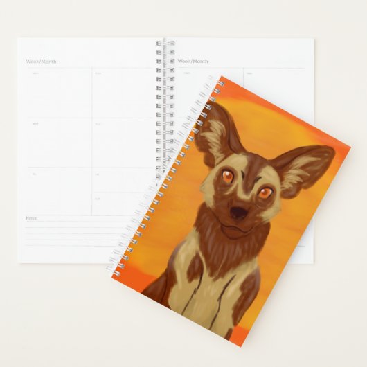 Afrikaanse Wild Dog Planner (Display)