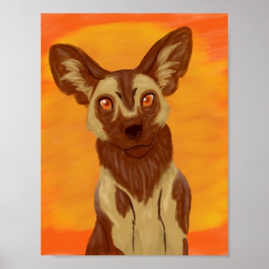 Afrikaanse Wild Dog Poster (Voorkant)
