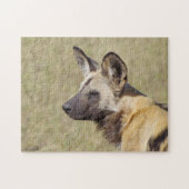 Afrikaanse Wild Dog Puzzle Legpuzzel (Horizontaal)