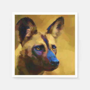 Afrikaanse Wild Dog Servet