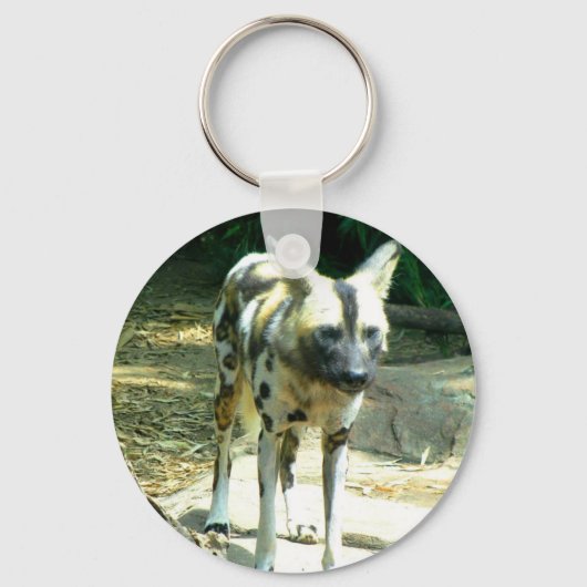 Afrikaanse Wild Dog Sleutelhanger (Voorkant)