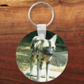 Afrikaanse Wild Dog Sleutelhanger (Voorkant)
