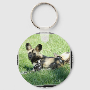 Afrikaanse Wild Dog Sleutelhanger