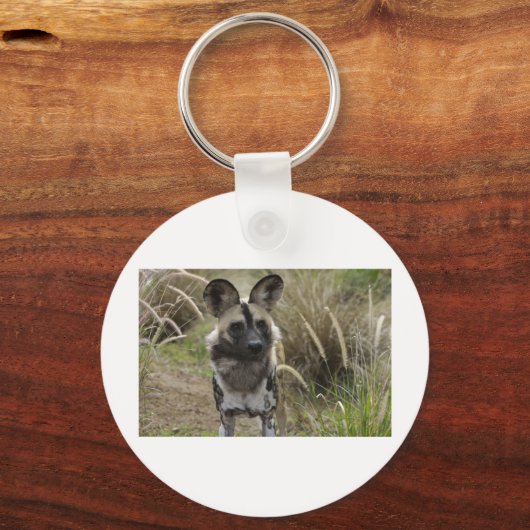 Afrikaanse Wild Dog Sleutelhanger (Voorkant)