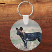 Afrikaanse Wild Dog Sleutelhanger (Voorkant)