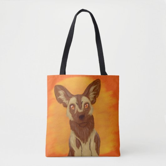 Afrikaanse Wild Dog Tote Bag (Voorkant)