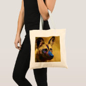 Afrikaanse Wild Dog Tote Bag (Voorkant (product))