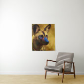 Afrikaanse Wild Dog Wandkleed (In situ)