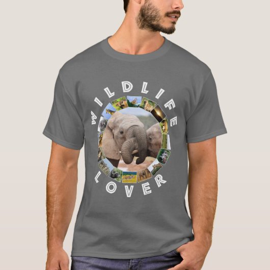 Afrikaanse wildboomstammen t-shirt (Voorkant)