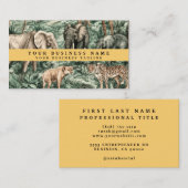 Afrikaanse Wilde Dieren Jungle Visitekaartje (Voorkant / Achterkant)