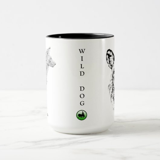 Afrikaanse Wilde Dog Mok - Afrikaanse reeks (Midden)