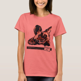 Afrikaanse Wilde Dog van Natasha Bowdoin T-shirt