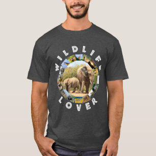 Afrikaanse wilde fluitjes met olifanten t-shirt