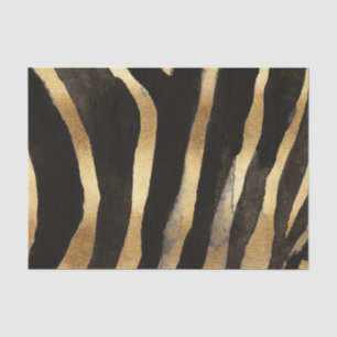 Afrikaanse wilde gekleurde gouden Zebrastripes Tissuepapier