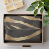 Afrikaanse wilde gekleurde gouden Zebrastripes Tissuepapier (Geschenk)