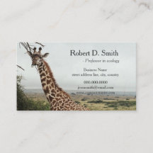 Afrikaanse wilde giraffe wetenschapsprofessional