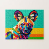 Afrikaanse wilde hond 250 stuk puzzel (Horizontaal)