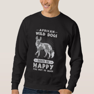 Afrikaanse wilde hond Funny Painted Animals 1 Trui