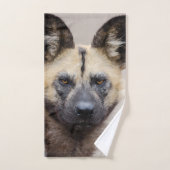 Afrikaanse wilde hond (geslepen hond) handdoek (Handdoek)
