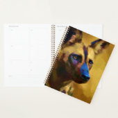 Afrikaanse wilde hond kunst planner (Display)