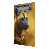 Afrikaanse wilde hond mini klembord (Angled2)
