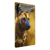 Afrikaanse wilde hond mini klembord (Schuin)