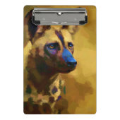Afrikaanse wilde hond mini klembord (Voorkant)