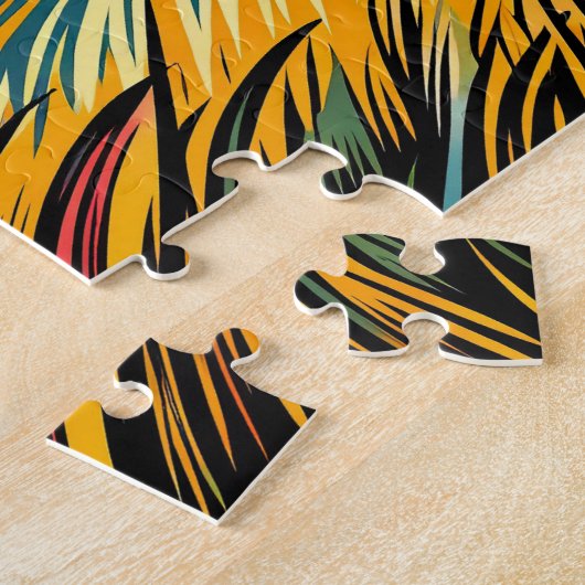 Afrikaanse Wilde Hond Running Puzzel Legpuzzel (Zijkant)