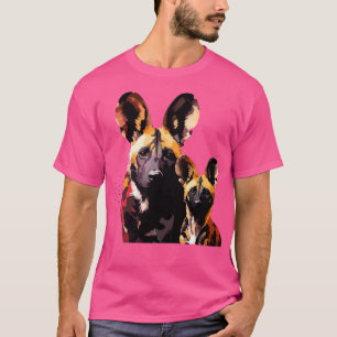 Afrikaanse Wilde Hond Vaderdag T-shirt