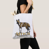 Afrikaanse wilde hond. Wild Africa Tote Bag (Dichtbij)