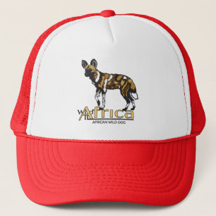 Afrikaanse wilde hond. Wild Africa Trucker Pet