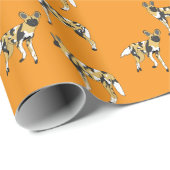 Afrikaanse Wilde Honden Cadeaupapier (Rol Hoek)