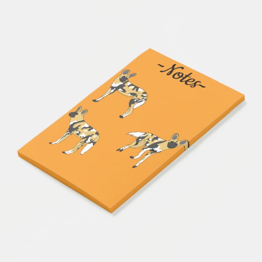 Afrikaanse Wilde Honden Post-it® Notes (Schuin)
