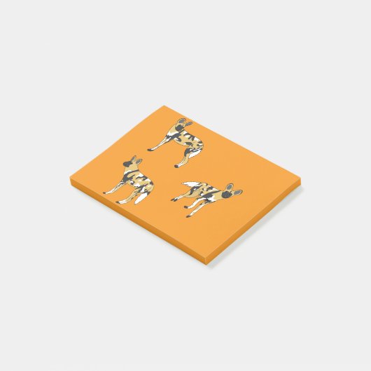 Afrikaanse Wilde Honden Post-it® Notes (Schuin)
