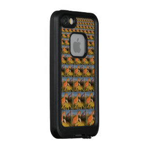 Afrikaanse Wilde WaterProof pop kunst LifeProof FRÄ’ iPhone SE/5/5s Hoesje