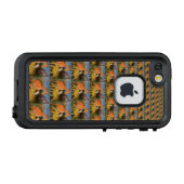 Afrikaanse Wilde WaterProof pop kunst LifeProof iPhone Hoesje (Achterkant (horizontaal))