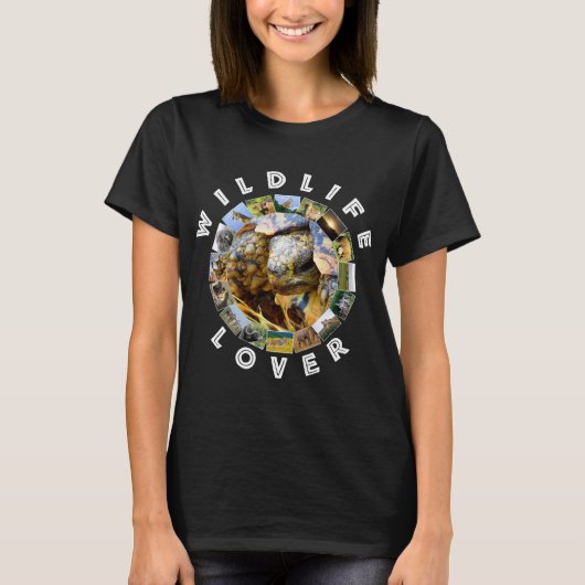Afrikaanse wildernis Lover Leopard Tortoise T-shirt (Voorkant)