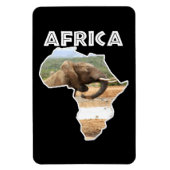 Afrikaanse wildgroei van olifanten magneet (Verticaal)