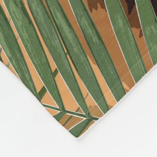 Afrikaanse wildlife Fleece Blanket (Hoek)