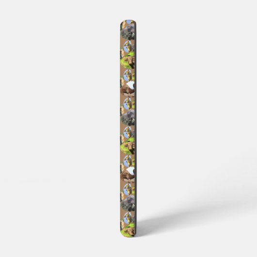 Afrikaanse Wildpadprint Collage Samsung Galaxy Hoesje (Linkerkant)