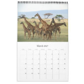 Afrikaanse wildrit 2026 kalender (Mar 2027)