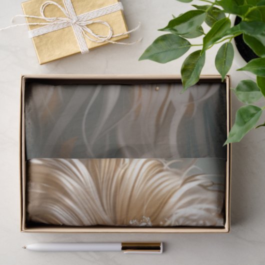 Afrikaanse witte leeuw majestueuze verschijning de tissuepapier (Geschenk)