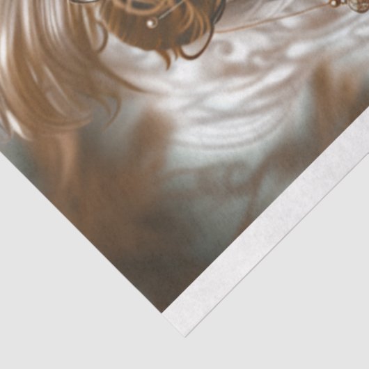 Afrikaanse witte leeuw majestueuze verschijning de tissuepapier (Detail)