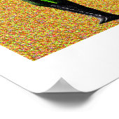 Afrikaanse woestijnbloemen poster (Hoek)