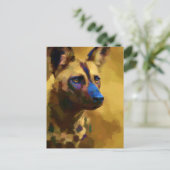 Afrikaanse wonderhond briefkaart (Staand voorkant)