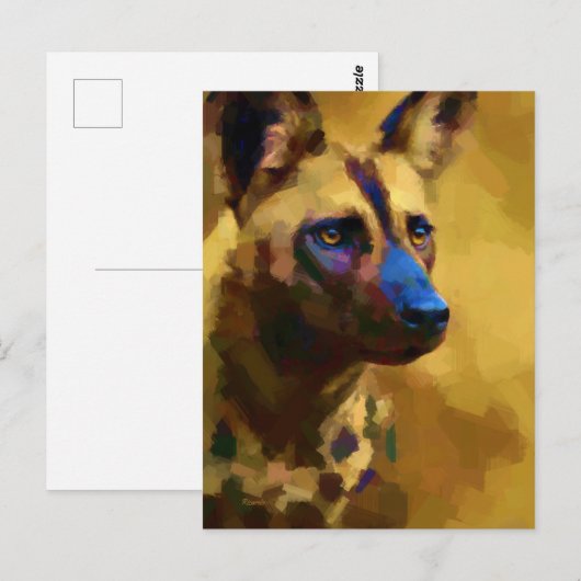 Afrikaanse wonderhond briefkaart (Voorkant / Achterkant)