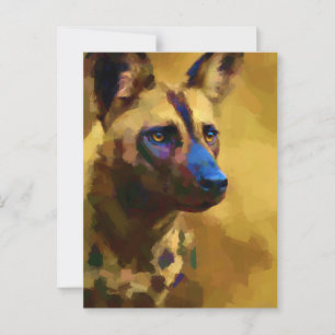 Afrikaanse wonderhond briefkaart