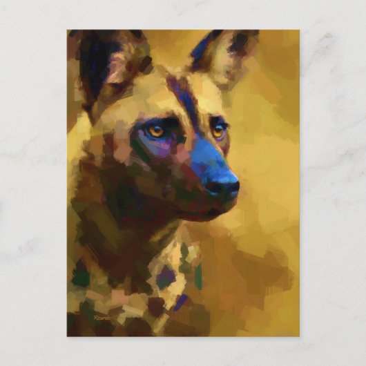 Afrikaanse wonderhond briefkaart (Voorkant)