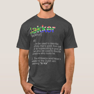 Afrikaanse woorddefinitie voor Zuid-Afrika T-shirt